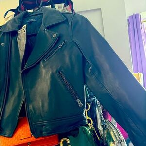 Polo Ralph Lauren leather Motorcycle Jacket.